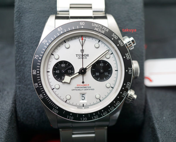 BRAND NEW Tudor 79360N BLACK BAY CHRONOGRAPH WHITE PANDA DIAL 2021 MODEL FULL SET