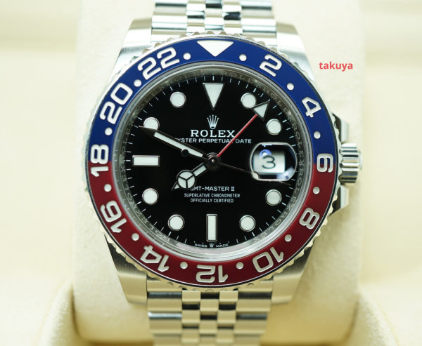 Rolex 126710BLRO PEPSI GMT MASTER II RED BLUE BEZEL JUBILEE 2019 FULL SET