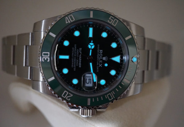 MINT Rolex 116610LV SUBMARINER HULK GREEN DIAL 2017 WARRANTY FULL SET - Image 11