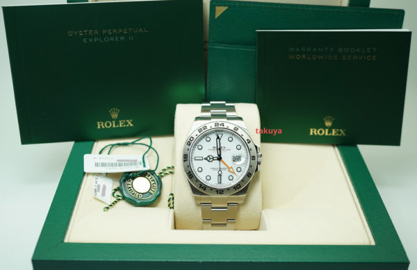 MINT Rolex 216570 EXPLORER 2 POLAR WHITE DIAL 42MM 2020 - Image 2