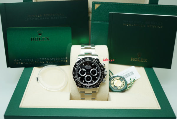 NEW Rolex 116500LN COSMOGRAPH DAYTONA CERAMIC BEZEL BLACK DIAL 2021 FULL SET - Image 2