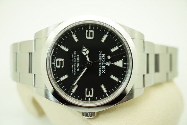 Rolex 214270 EXPLORER I FULL LUME DIAL 39MM 2018 WARRANTY FULL SET - Image 9