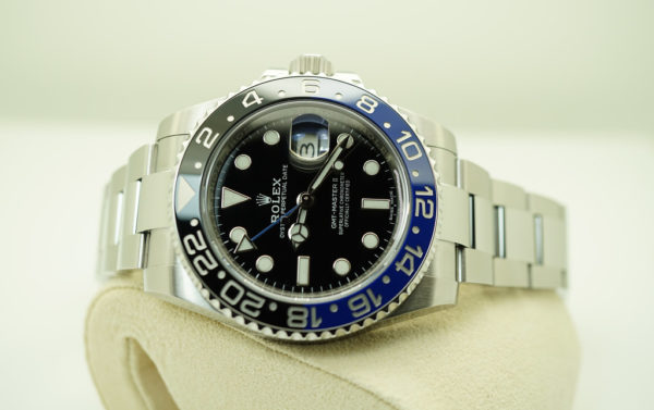 Rolex 116710BLNR GMT MASTER II BLACK BLUE BATMAN 2018 WARRANTY FULL SET - Image 10