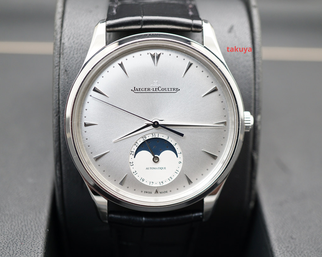 Jaeger-LeCoultre MASTER ULTRA THIN MOON MUT STAINLESS STEEL SILVER DIAL ...