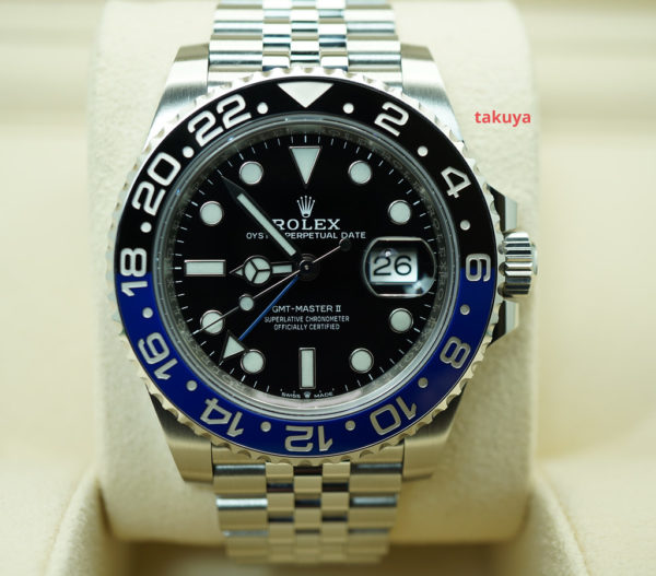 Rolex 126710BLNR GMT MASTER 2 BLACK BLUE JUBILEE 2021 WARRANTY FULL SET