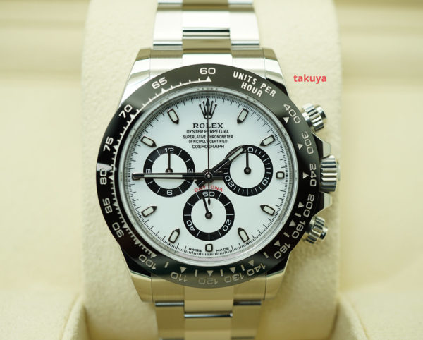 Rolex 116500LN COSMOGRAPH DAYTONA CERAMIC WHITE DIAL 2021 WARRANTY FULL SET