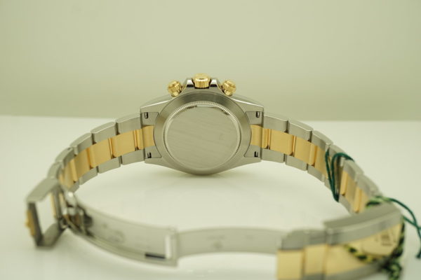 BRAND NEW Rolex 116503 DAYTONA TWO TONE YELLOW GOLD SS BLACK DIAL 2021 FULL SET - Image 8