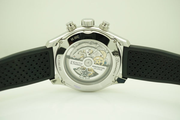 NEW Zenith CHRONOMASTER EL PRIMERO SPORT STAINLESS STEEL GREY DIAL 45MM FULL SET - Image 7