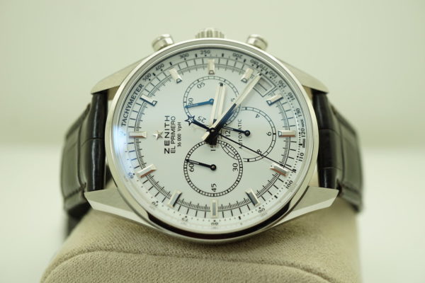 Zenith EL PRIMERO 36000 VPH STAINLESS STEEL WHITE DIAL 42MM FULL SET - Image 9
