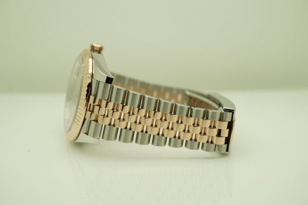 MINT Rolex 126331 DATEJUST 41 ROSE GOLD STEEL SUNDUST DIAL JUBILEE BAND 2021 FULL SET - Image 5