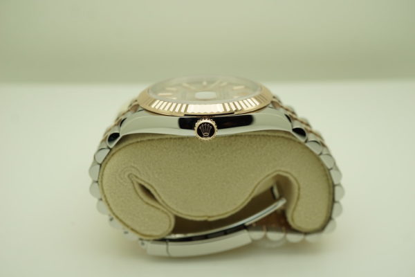 MINT Rolex 126331 DATEJUST 41 ROSE GOLD STEEL SUNDUST DIAL JUBILEE BAND 2021 FULL SET - Image 3
