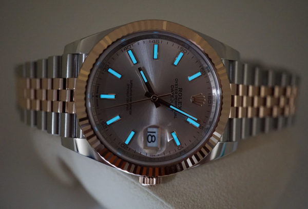 MINT Rolex 126331 DATEJUST 41 ROSE GOLD STEEL SUNDUST DIAL JUBILEE BAND 2021 FULL SET - Image 11