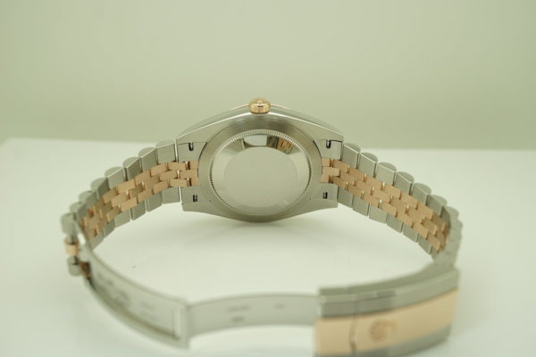 MINT Rolex 126331 DATEJUST 41 ROSE GOLD STEEL SUNDUST DIAL JUBILEE BAND 2021 FULL SET - Image 8