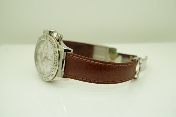 Rolex 16519 ZENITH DAYTONA 18K WHITE GOLD MOTHER OF PEARL MOP ARABIC DIAL - Image 4