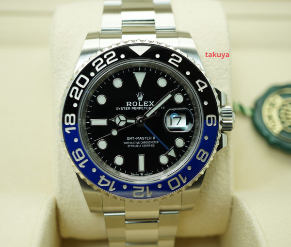 NEW Rolex 126710BLNR GMT MASTER II BLACK BLUE NEW BATMAN MODEL 2021 FULL SET