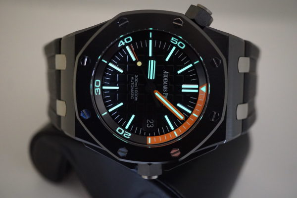 Audemars PIGUET ROYAL OAK OFFSHORE DIVER BLACK CERAMIC 15707CE SERVICED FULL SET - Image 11