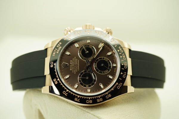 Rolex 116515LN DAYTONA OYSTERFLEX EVEROSE NEW CHOCOLATE DIAL 2021 FULL SET - Image 8