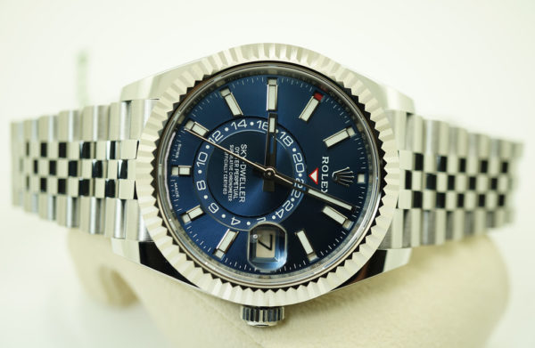 BRAND NEW Rolex 326934 SKY-DWELLER STAINLESS STEEL BLUE DIAL JUBILEE BAND 2021 MODEL - Image 8