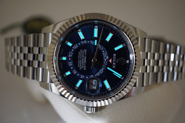 BRAND NEW Rolex 326934 SKY-DWELLER STAINLESS STEEL BLUE DIAL JUBILEE BAND 2021 MODEL - Image 10