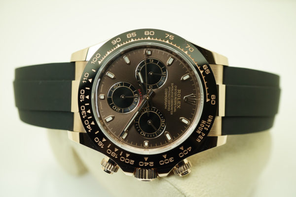 Rolex 116515LN DAYTONA OYSTERFLEX EVEROSE NEW CHOCOLATE DIAL 2021 FULL SET - Image 7
