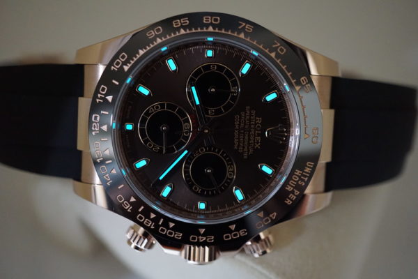 Rolex 116515LN DAYTONA OYSTERFLEX EVEROSE NEW CHOCOLATE DIAL 2021 FULL SET - Image 9