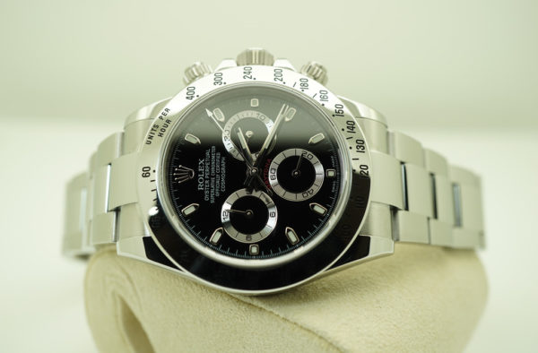 Rolex 116520 DAYTONA STEEL BLACK DIAL RSC SERVICED 2021 WARRANTY FULL SET - Image 10