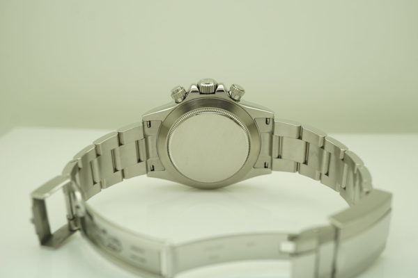 Rolex 116520 DAYTONA STEEL BLACK DIAL RSC SERVICED 2021 WARRANTY FULL SET - Image 7