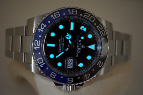 Rolex 116710BLNR GMT MASTER II BLACK BLUE BATMAN 2019 WARRANTY FULL SET - Image 11