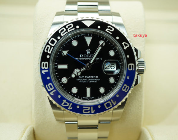 Rolex 116710BLNR GMT MASTER II BLACK BLUE BATMAN 2019 WARRANTY FULL SET