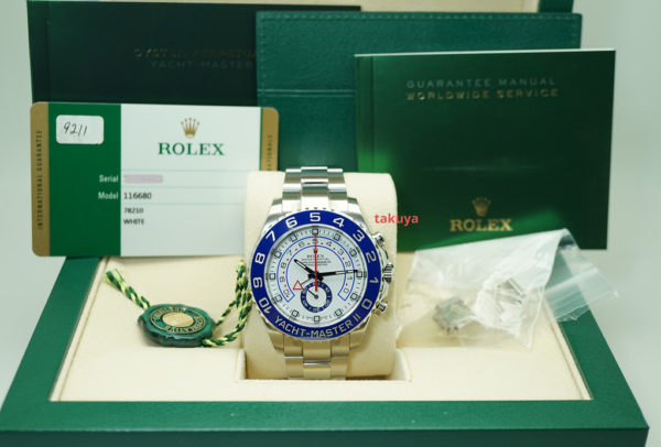 Rolex 116680 YACHTMASTER II STAINLESS STEEL COMPLETE SET - Image 2