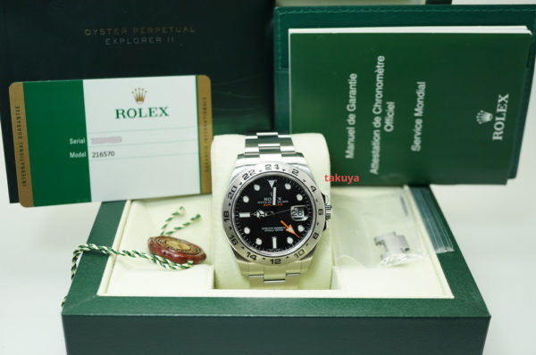 Rolex 216570 EXPLORER 2 BLACK DIAL RANDOM SERIAL 42MM COMPLETE SET - Image 2
