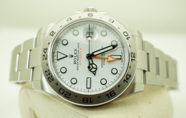 LIKE NEW Rolex 216570 EXPLORER 2 POLAR WHITE DIAL 42MM STICKERS FULL SET - Image 10