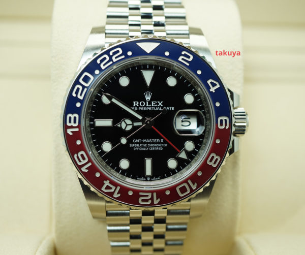 Rolex 126710BLRO PEPSI GMT MASTER II RED BLUE BEZEL JUBILEE 2019 FULL SET