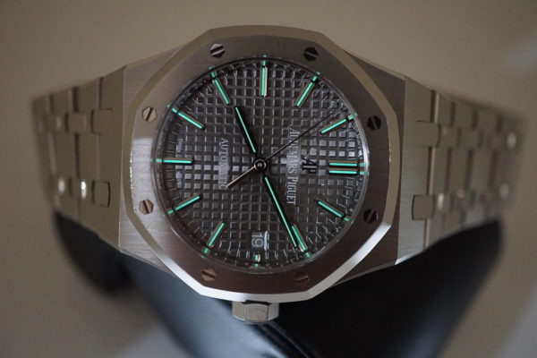Audemars PIGUET ROYAL OAK 15450ST GREY RUTHENIUM DIAL 37MM 2020 WARRANT FULL SET - Image 12