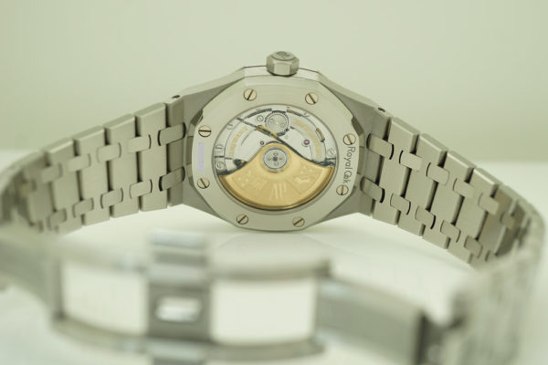 Audemars PIGUET ROYAL OAK 15450ST GREY RUTHENIUM DIAL 37MM 2020 WARRANT FULL SET - Image 9