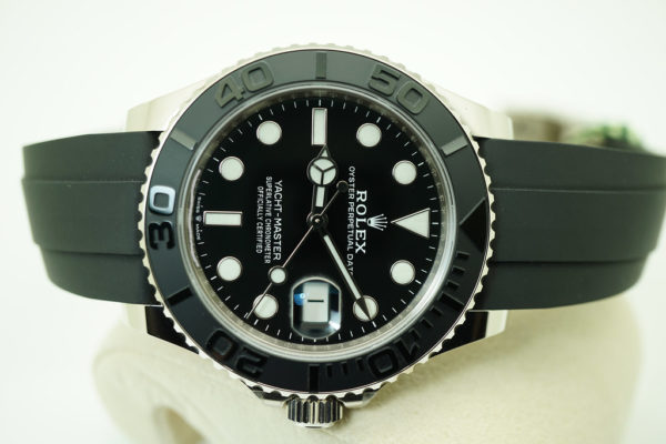 BRAND NEW Rolex 226659 YACHTMASTER 18K WHITE GOLD OYSTERFLEX 42MM 2021 FULL SET - Image 7