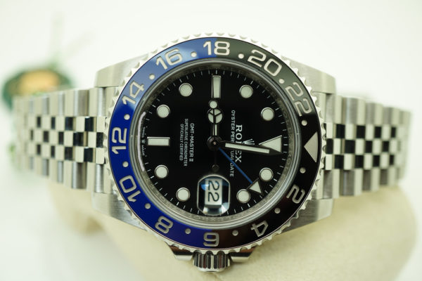 Rolex 126710BLNR GMT MASTER II BLACK BLUE BEZEL JUBILEE BAND 2019 FULL SET - Image 9
