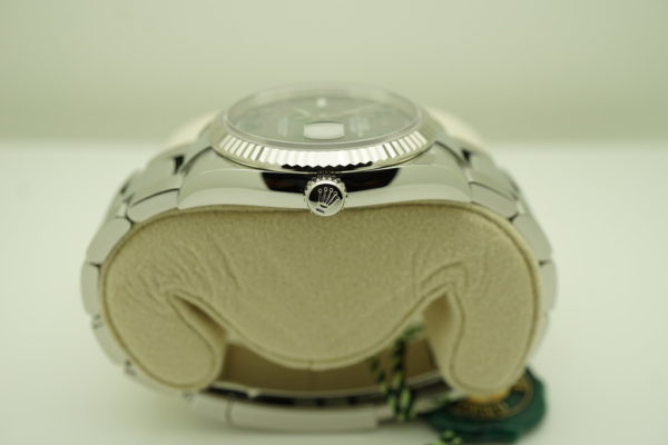 BRAND NEW Rolex 126234 DATEJUST FLUTED BEZEL OYSTER WIMBLEDON DIAL 2021 FULL SET - Image 3
