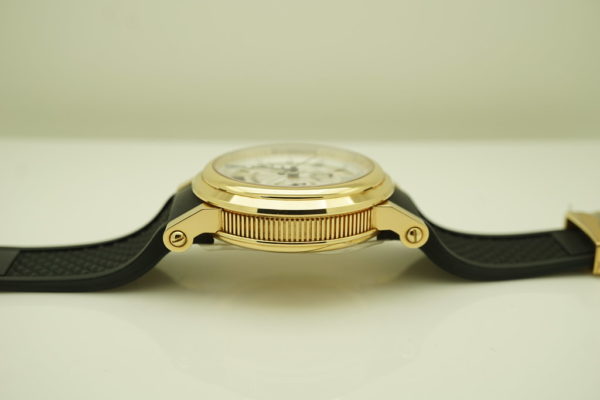 Breguet MARINE CHRONOGRAPH 5827 YELLOW GOLD SILVER DIAL 42MM FULL SET - Image 4