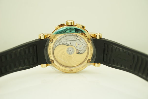 Breguet MARINE CHRONOGRAPH 5827 YELLOW GOLD SILVER DIAL 42MM FULL SET - Image 6