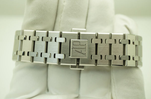 Audemars PIGUET ROYAL OAK 15450 GREY RUTHENIUM DIAL 37MM 2020 WARRANTY FULL SET - Image 7