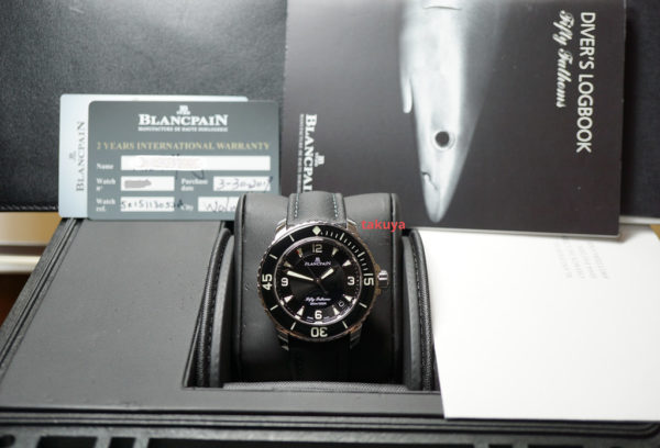 Blancpain FIFTY FATHOMS STAINLESS STEEL 45MM 5015-1130-52A BOXES PAPERS - Image 2