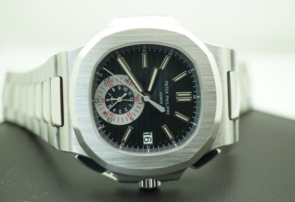 Patek PHILIPPE NAUTILUS 5980 CHRONOGRAPH STAINLESS STEEL BLUE DIAL COMPLETE SET - Image 10