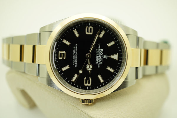 BRAND NEW Rolex 124273 EXPLORER 18K YELLOW GOLD STEEL 36MM 2021 COMPLETE SET - Image 9