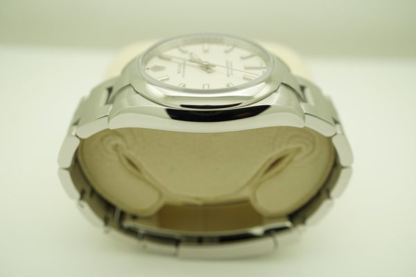 Rolex 114200 OYSTER PERPETUAL 34MM WHITE STICKS DIAL 2018 WARRANTY COMPLETE SET - Image 4