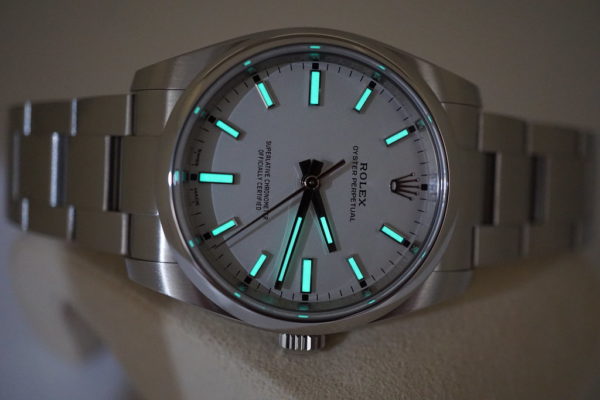 Rolex 114200 OYSTER PERPETUAL 34MM WHITE STICKS DIAL 2018 WARRANTY COMPLETE SET - Image 11
