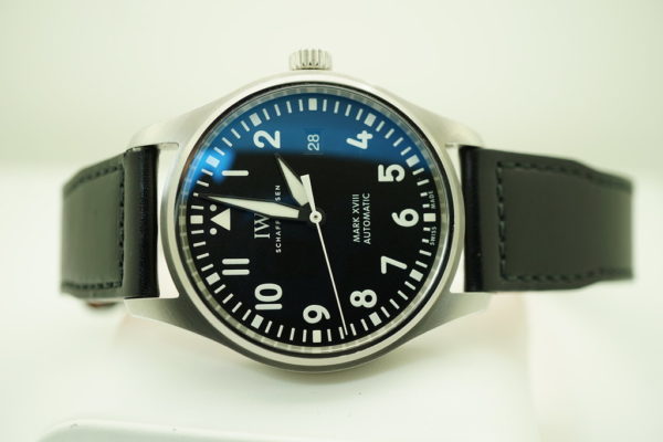 IWC PILOT's WATCH MARK XVIII STAINLESS STEEL BLACK DIAL IW327009 2020 WARRANTY - Image 9