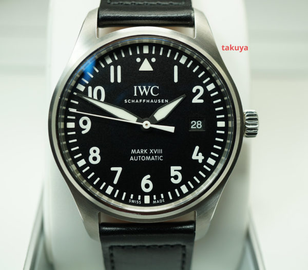 IWC PILOT's WATCH MARK XVIII STAINLESS STEEL BLACK DIAL IW327009 2020 WARRANTY