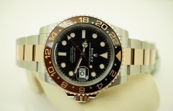 NEW Rolex 126711CHNR GMT MASTER II 18K RG STEEL ROOTBEER 2019 WARRANTY FULL SET - Image 9