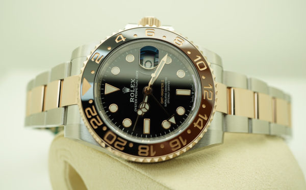 NEW Rolex 126711CHNR GMT MASTER II 18K RG STEEL ROOTBEER 2019 WARRANTY FULL SET - Image 10